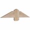 Ekena Millwork Eugene Smooth Timber Gable Bracket, Douglas Fir, 36"W x 7"H x 1 1/2"D x 5 1/2"F, 5/12 Pitch GBW036X07X0206EUG00SDF - alternate 5